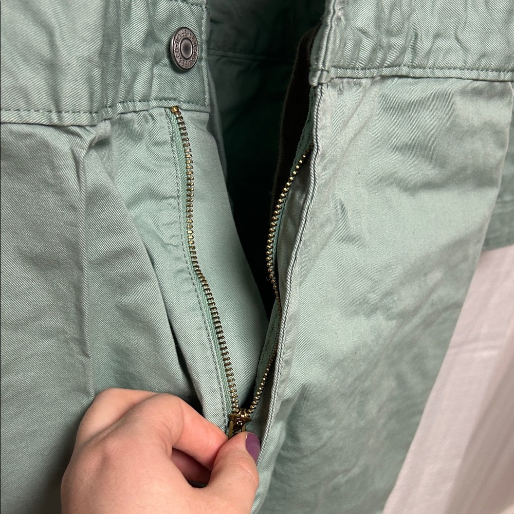 Levi's Sage Green Button-Front Utility Jumpsuit - Picture 5 of 9